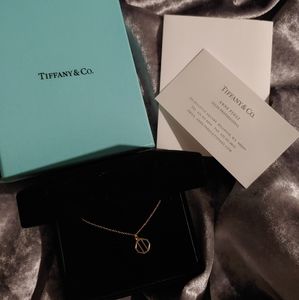 Tiffany & Co 18k elsa peretti necklace